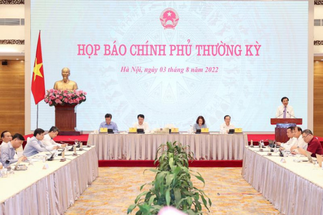 Bộ trưởng, Chủ nhiệm Văn phòng Chính phủ Trần Văn Sơn phát biểu tại phiên họp.