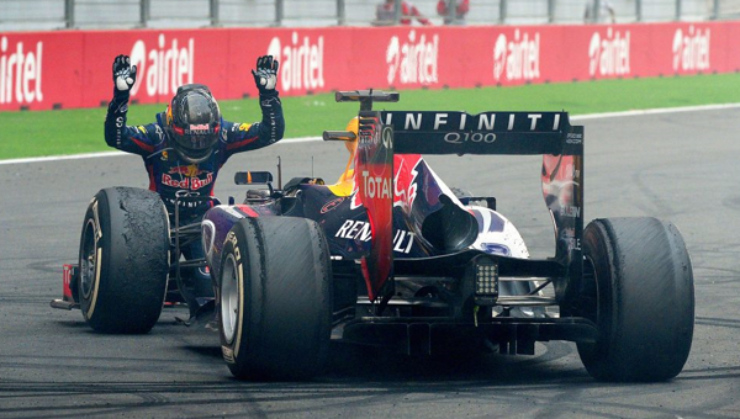 Vettel đã có 4 chức vô địch cùng Red Bull trong giai đoạn 2010-2013