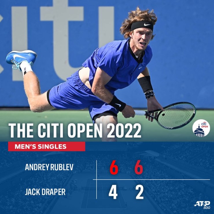 Rublev ra quân thuận lợi ở Citi Open