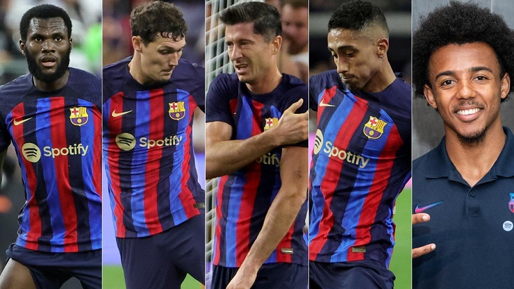 Barcelona đã mang về 5 tân binh trong kỳ chuyển nhượng mùa hè này