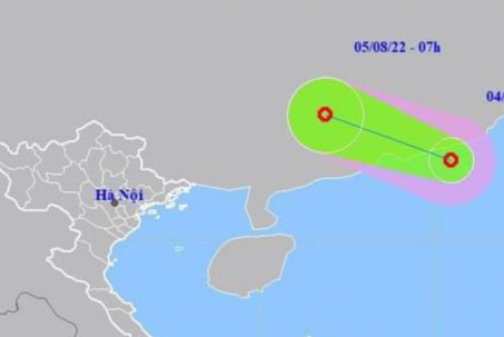 Áp thấp nhiệt đới xuất hiện trên Biển Đông, gây mưa ở miền Bắc