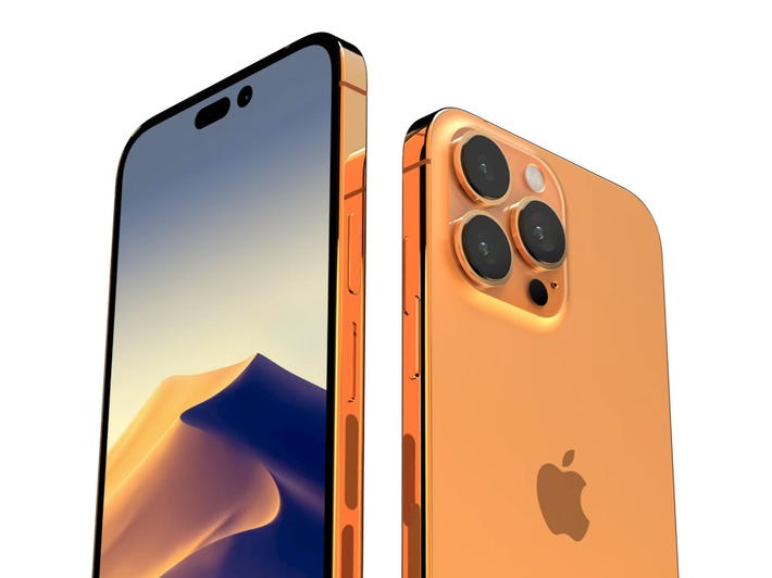 Ảnh concept iPhone 14 Pro.