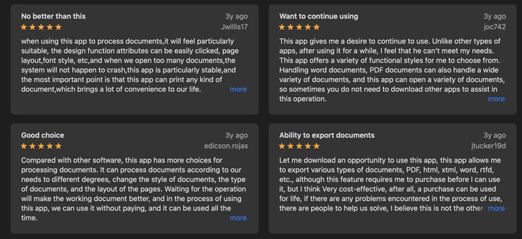 Những đánh giá giả mạo khiến người dùng dễ bị lừa.