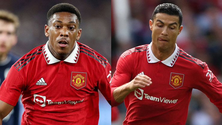 Martial dính chấn thương gân kheo nhưng liệu Ronaldo có đá chính cho MU khi ra quân ở Premier League?