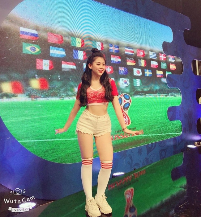 Đinh Ngọc Mai sinh năm 1997. Cô được biết đến khi tham gia "Nóng cùng World Cup 2018", đại diện cho đội tuyển Thụy Sĩ.
