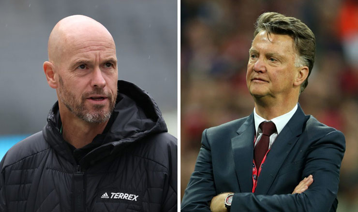 Ten Hag dẫm lại "vết xe đổ" của Van Gaal khi dẫn dắt MU ra mắt giải Ngoại hạng Anh