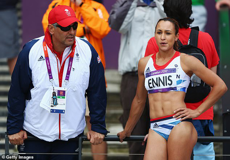 Toni Minichiello và&nbsp;Jessica Ennis-Hill tại Olympic 2012