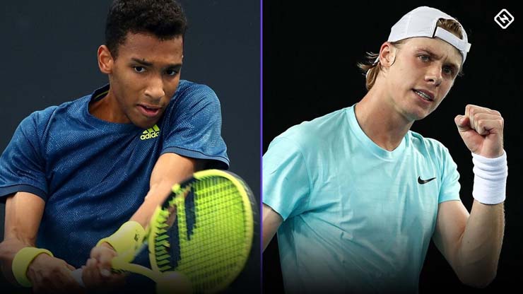 Auger-Aliassime và Shapovalov có lợi thế sân nhà, nhưng không phải cả hai đều tận dụng thành công