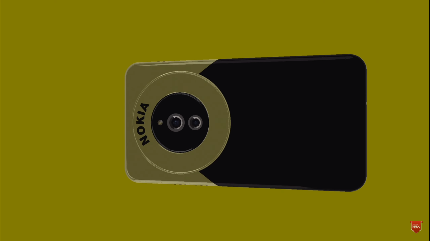 Phiên bản màu đen - vàng của&nbsp;Nokia 6600 5G.