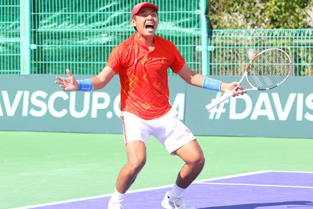 Hoàng Nam thắng kịch tính học trò cưng của Nadal, tuyển tennis Việt Nam vượt Jordan