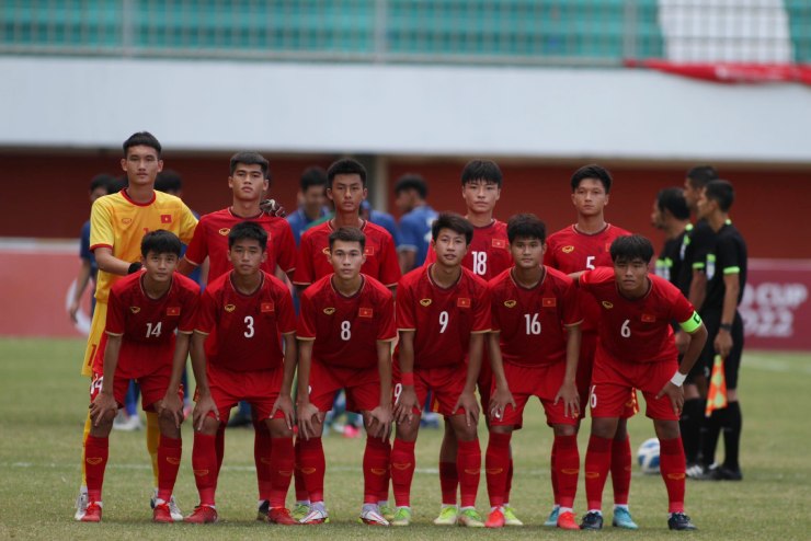 Đội hình U16 Việt Nam ở trận bán kết U16 Đông Nam Á