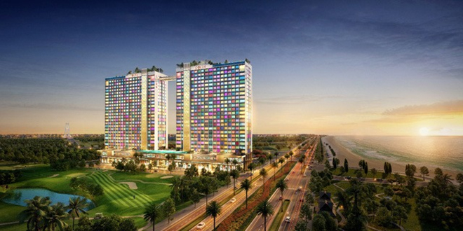 View biển triệu đô của Dolce Penisola Quảng Bình