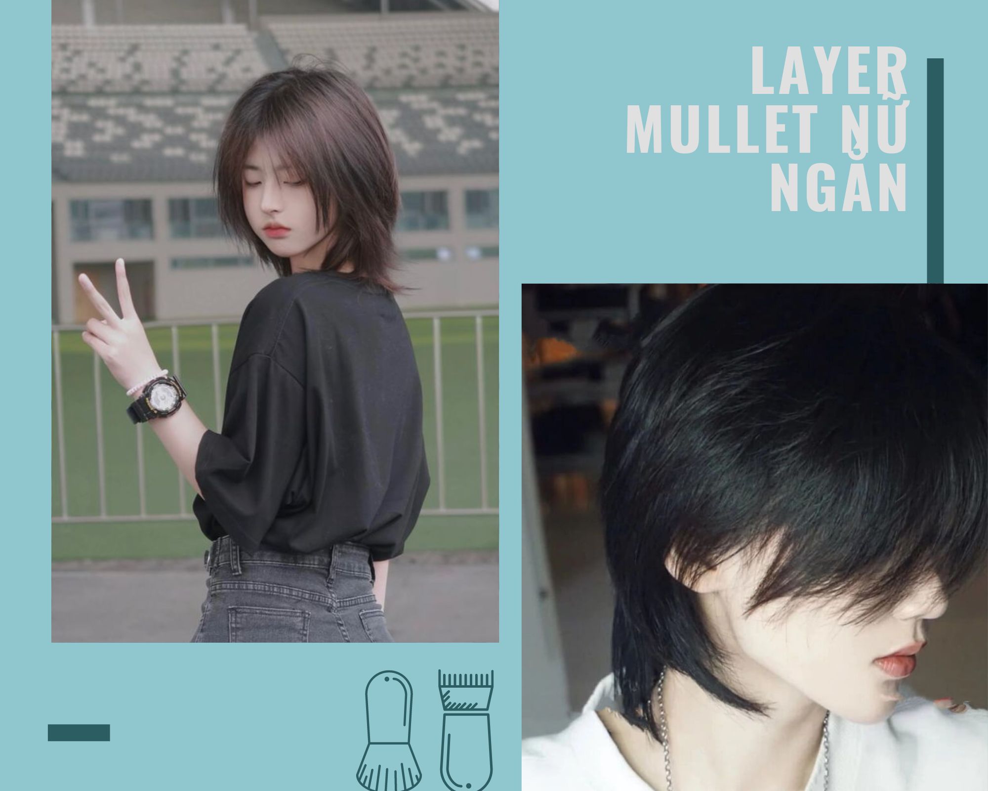 Layer Mullet: Top 20 kiểu đẹp cho nam nữ trẻ trung năng động hot nhất - 5