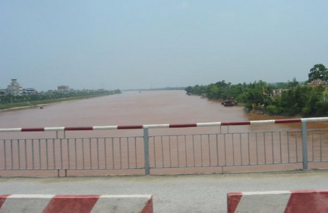 Sông Đào chảy qua địa bàn TP Nam Định, tỉnh Nam Định