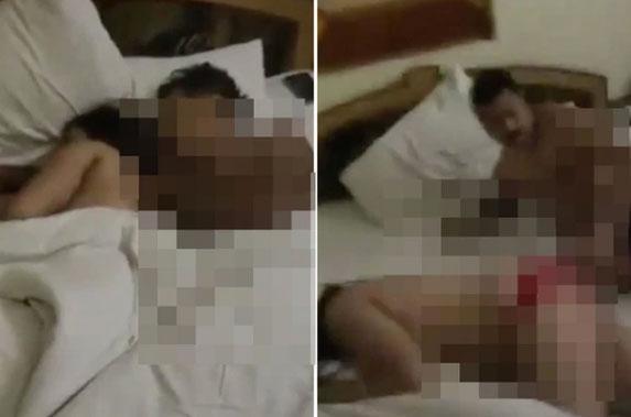 Người vợ phát hiện chồng cùng nhân tình đang ngủ trong khách sạn