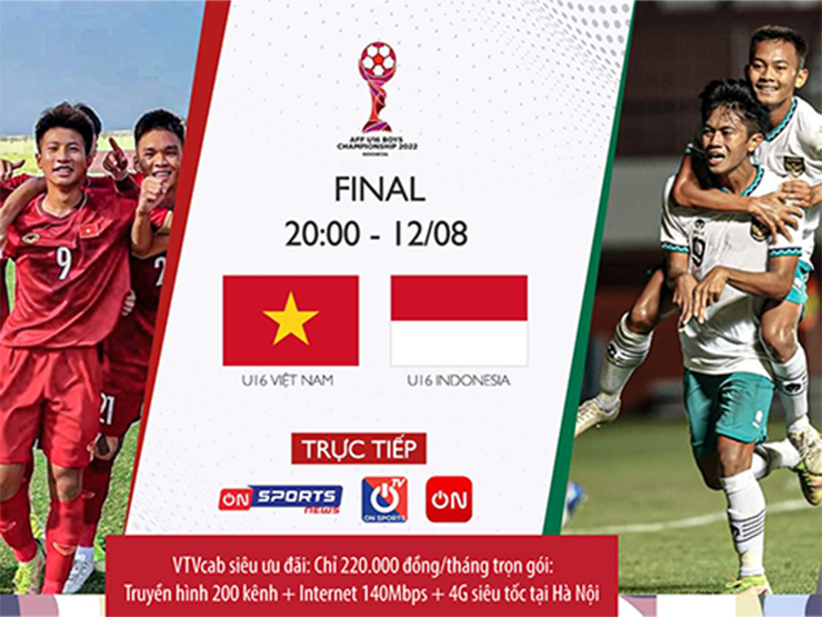 Nóng bỏng U16 Việt Nam tái đấu U16 Indonesia trận chung kết U16 Đông Nam Á