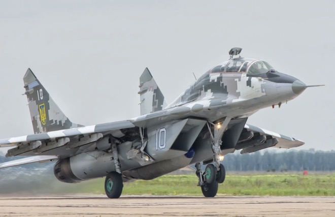Tiêm kích MiG-29 của không quân Ukraine.
