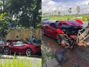 Tin tức ô tô - Chủ nhân chiếc Ferrari bị đâm vào gốc cây yêu cầu được bồi thường bằng xe mới