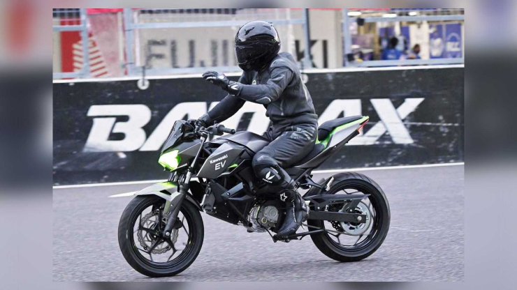 Lộ diện mẫu mô tô Kawasaki chạy bằng điện nhìn cực chất - 4