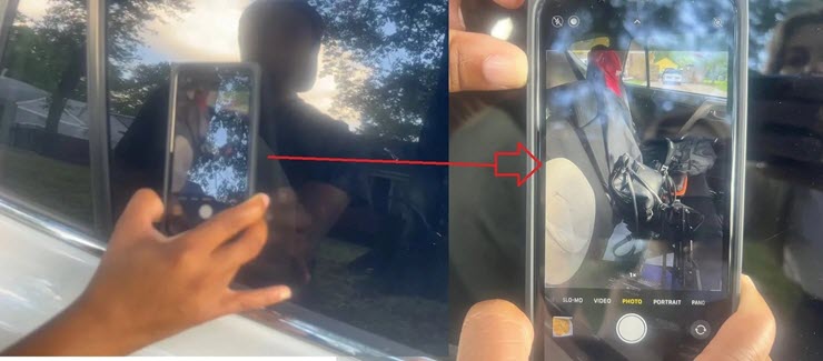 Kẻ trộm có thể “nhìn xuyên” kính màu xe ô tô với camera của smartphone.