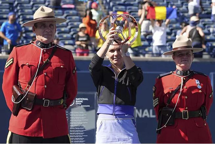 Simona Halep lần thứ 3 trong sự nghiệp vô địch đơn nữ giải Rogers Cup ở Canada