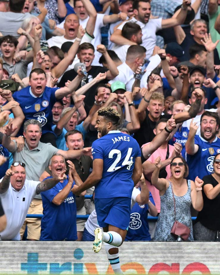 Reece James tái lập thế dẫn trước cho Chelsea