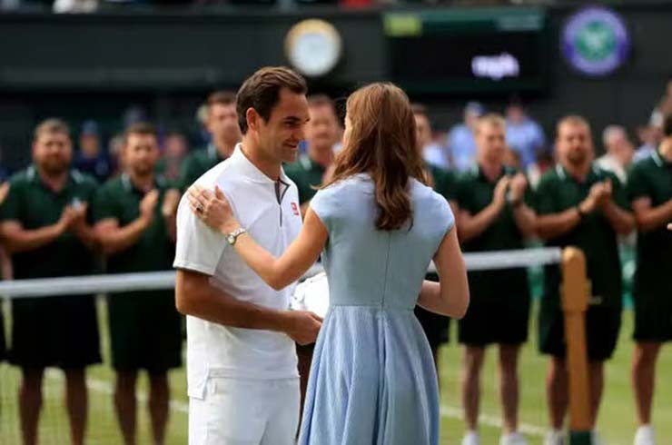 Federer và Công nương Kate Middleton