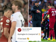 Bóng đá - Nunez xin lỗi Liverpool vụ &quot;thiết đầu công&quot; như Zidane, bị Van Dijk &quot;nắn gân&quot;