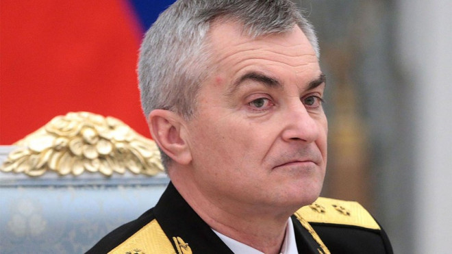 Phó Đô đốc Viktor Sokolov - người được cho là tân chỉ huy Hạm đội Biển Đen. Ảnh: TASS