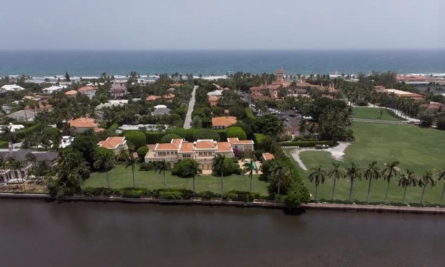 Khu dinh thự Mar-a-Lago của cựu Tổng thống Mỹ Donald Trump. Ảnh: Reuters.