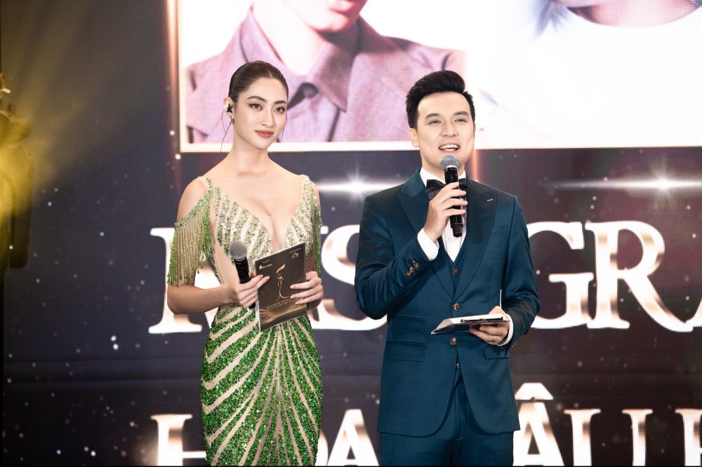 Hoa hậu Lương Thuỳ Linh lộng lẫy làm MC công bố lịch thi Miss Grand Việt Nam - 3