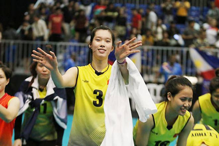 Thanh Thúy (1m93) đã bay từ Nhật Bản sang Philippines hội quân cùng tuyển nữ Việt Nam tham dự giải AVC Cup 2022