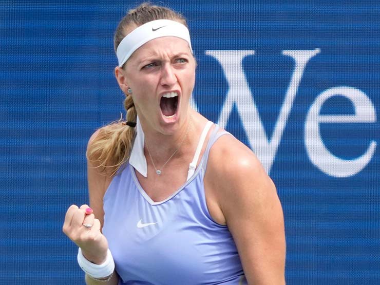 Cincinnati Masters ngày 6: Kvitova ngược dòng vào chung kết