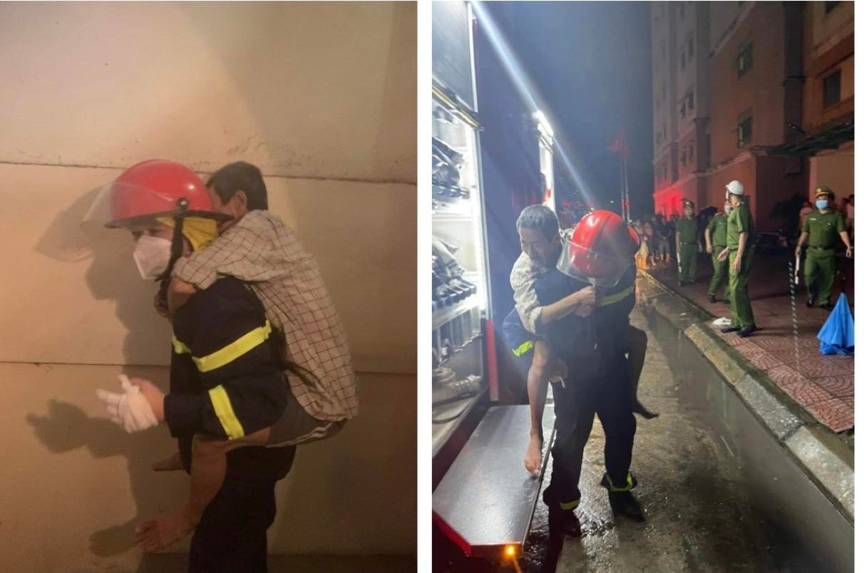 Cảnh sát kể lại giây phút cứu người trong vụ cháy chung cư ở Hà Nội - 5