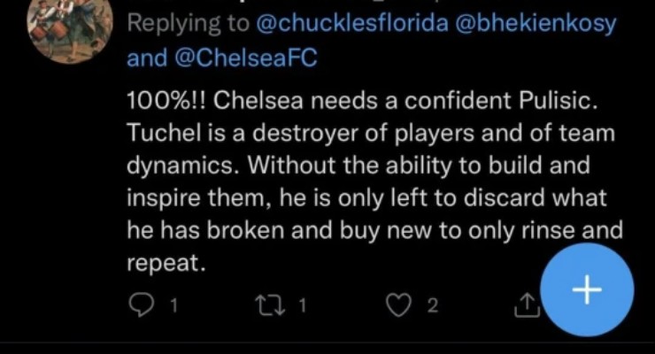 Bố Pulisic ngầm chỉ trích Tuchel sau trận thua thảm hại của Chelsea