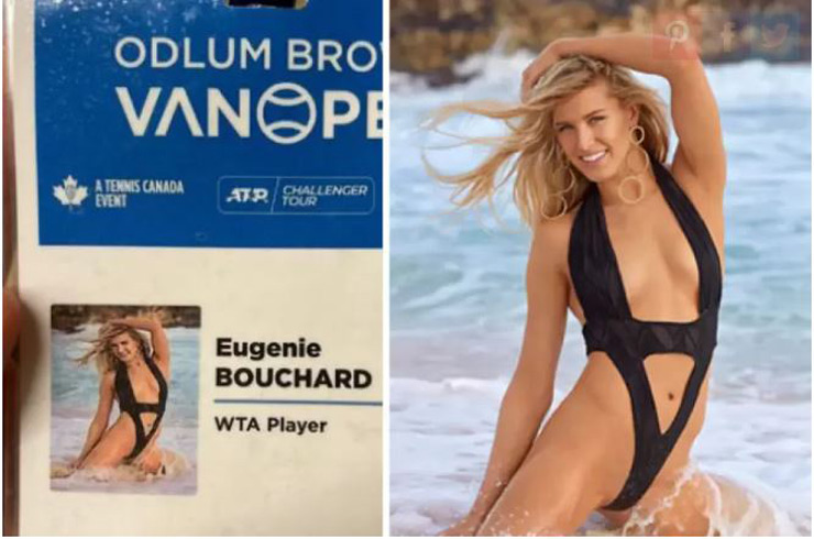 Tấm ảnh thẻ thành viên dự Vancouver Open năm nay của Bouchard bị fan "ném đá" dữ dội