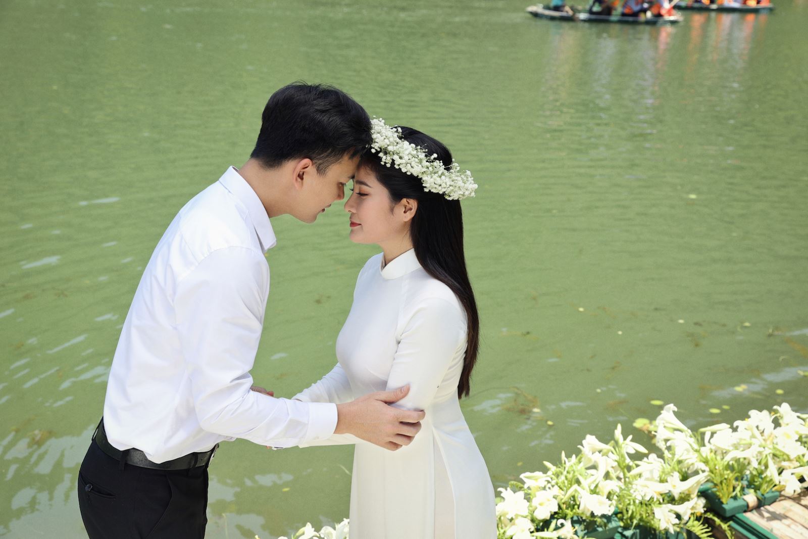 Ca sĩ Sông Thao xin chồng đóng cảnh hôn, diễn viên Dương Khánh trần tình: “Chỉ... chạm nhẹ” - 3