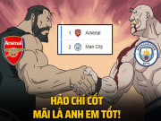 Tranh vui - Ảnh chế: Man City bị cầm chân giúp Arsenal giữ vững ngôi đầu bảng