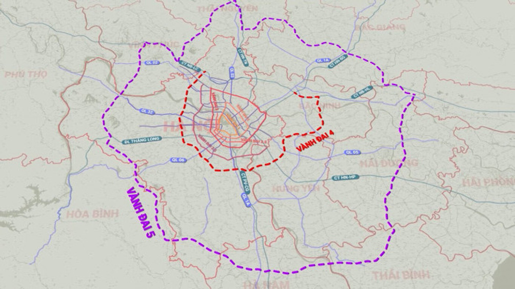 Chính phủ vừa ban hành Nghị quyết triển khai chủ trương đầu tư dự án Vành đai 4 vùng Thủ đô, yêu cầu ba địa phương Hà Nội, Hưng Yên, Bắc Ninh lập, thẩm tra, thẩm định, phê duyệt dự án thành phần, hoàn thành trước 31/1/2023; đảm bảo khởi công tuyến đường vào tháng 6/2023.