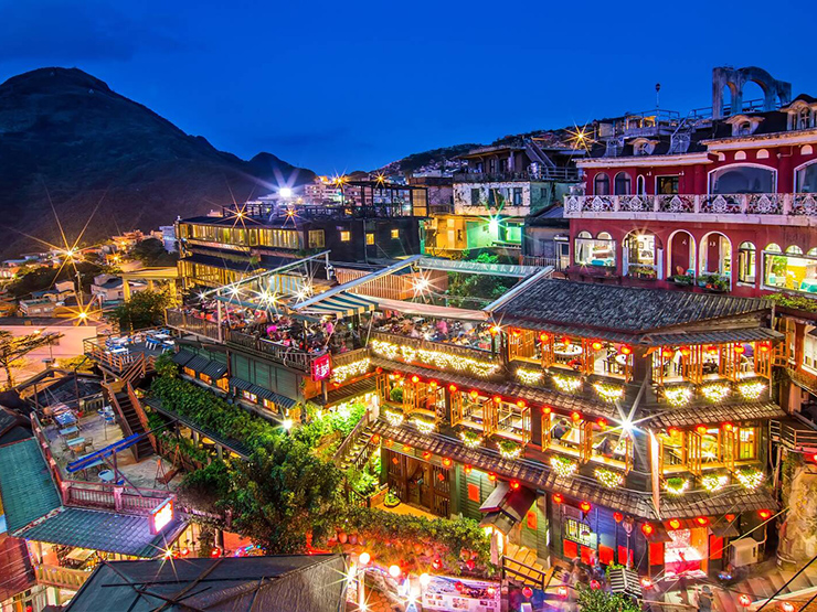Khung cảnh tuyệt đẹp của làng cổ Cửu Phần nổi tiếng nhất Đài Loan