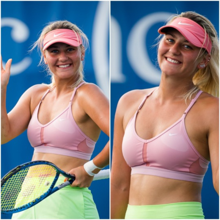 Marta Kostyuk (Ukraine, hạng 72 thế giới), 20 tuổi, cao 1m75. Lọt vào vòng 3 US Open 2021, tham vọng của tay vợt khả ái người Ukraine là tiến sâu tới tứ kết giải đấu năm nay. Đối thủ vòng 1 của Marta là Mayar Sherif (Ai Cập).