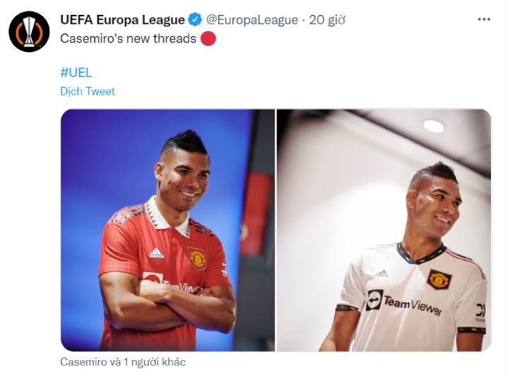 Trang chủ Europa League châm chọc Casemiro