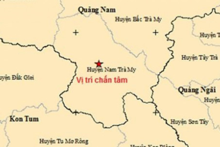 Sau liên tiếp các trận động đất tại Kon Tum, vùng giáp ranh Quảng Nam xảy ra động đất