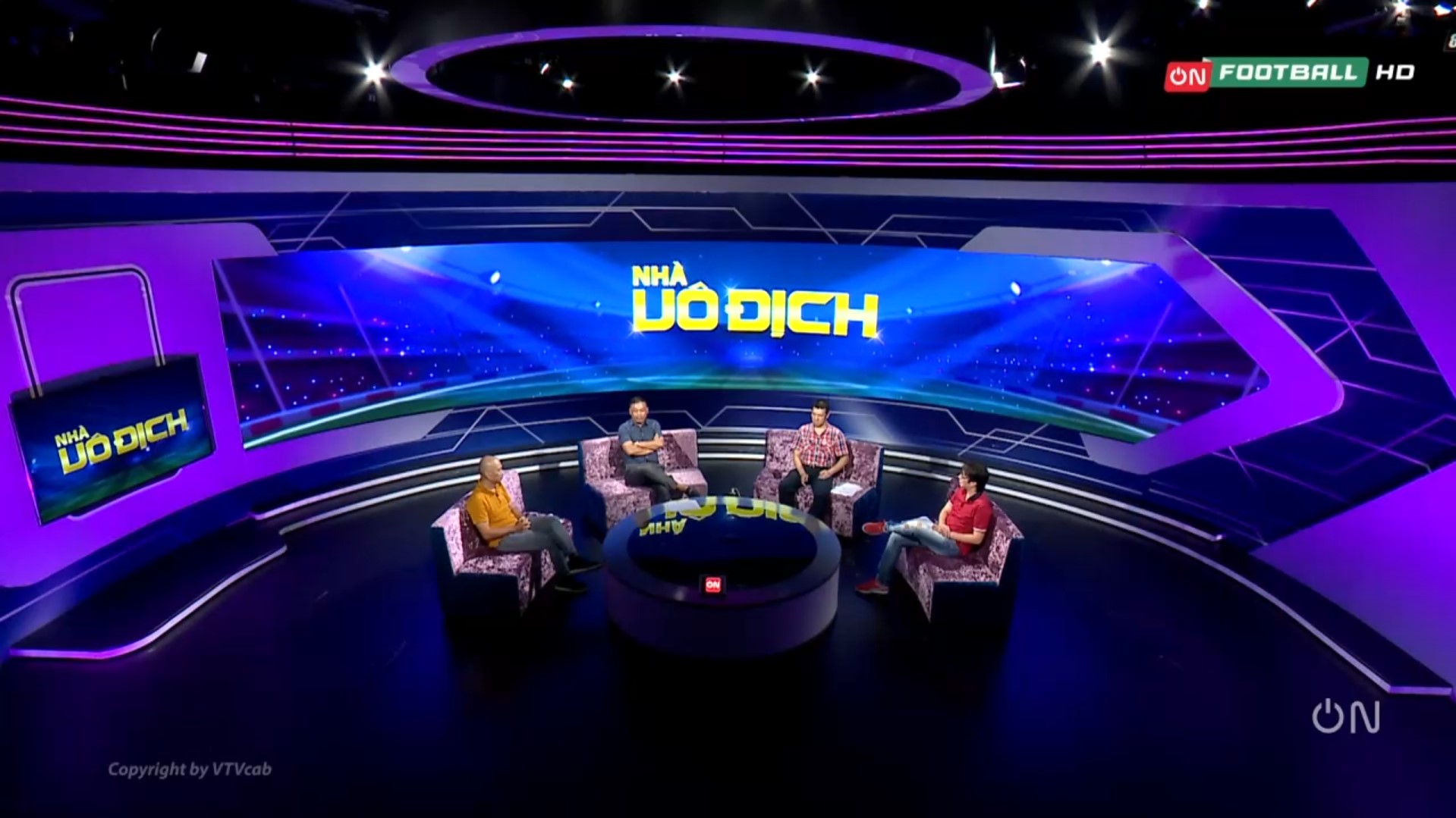 Talkshow Nhà vô địch bình luận bóng đá cực chất, 21h thứ Tư hàng tuần trên VTVcab ON, ON Sports TV