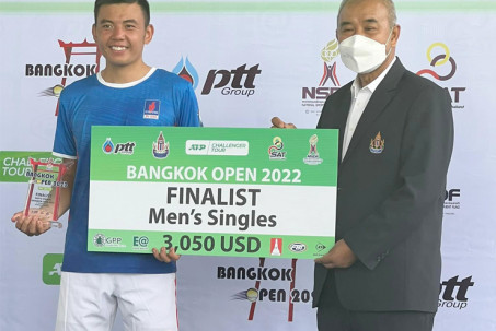 Lý Hoàng Nam "bay" ngoạn mục ở bảng xếp hạng tennis, đón cột mốc lịch sử 290 ATP