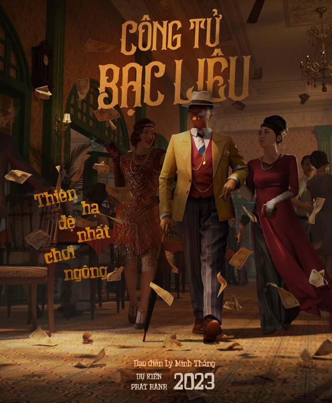 First-look poster&nbsp;của dự án phim điện ảnh Công Tử Bạc Liêu được công bố