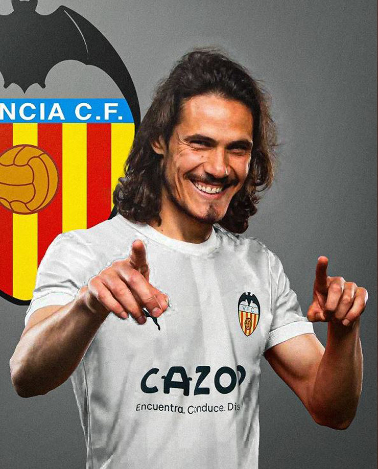 Cavani sắp gia nhập Valencia theo bản hợp đồng 2 năm