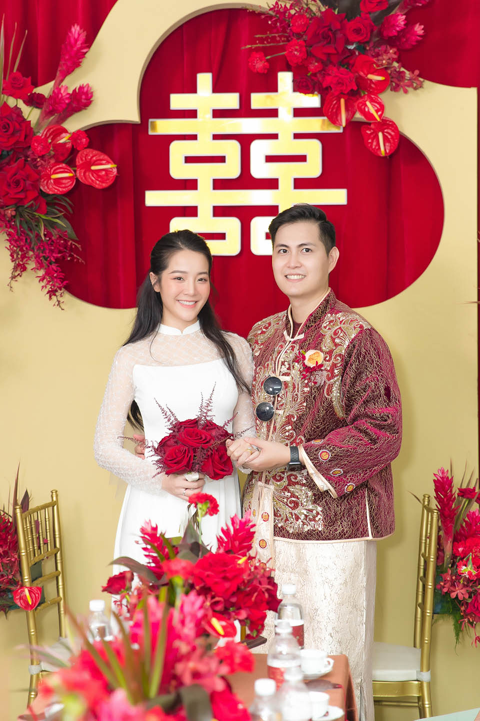 Karen Nguyễn lộ bụng bầu vượt mặt sau 2 tháng cưới giám đốc công ty sản xuất vải - 1