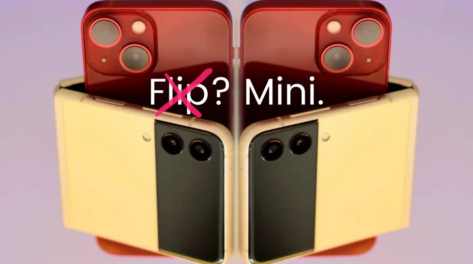 iPhone 13 Mini và Galaxy Z Flip 4.