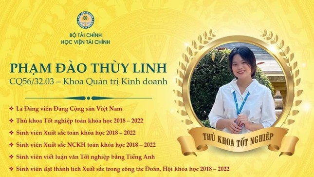 Thủ khoa Học viện Tài chính: 'Vào Tài chính là ước mơ từ nhỏ của tôi' - 4